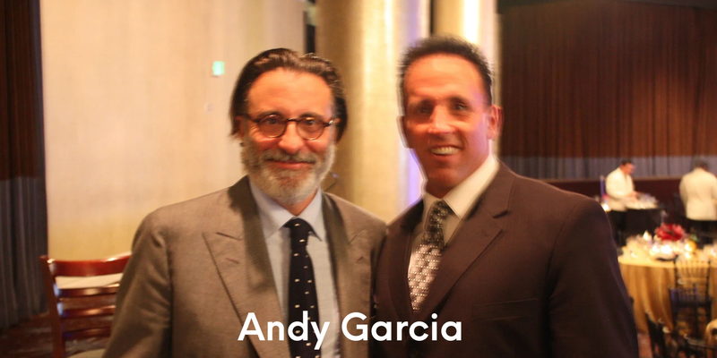 Devin Christopher with Andy Garcia.