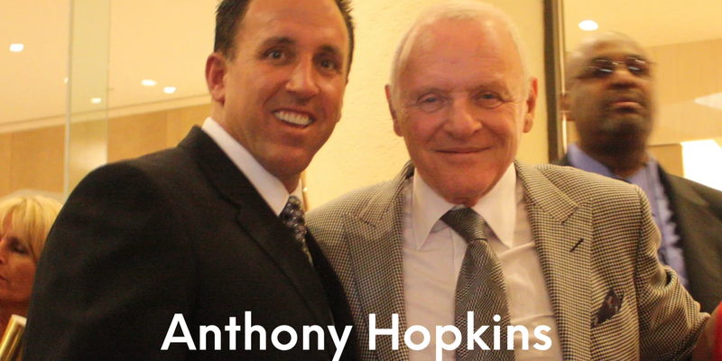 Devin Christopher with Anthony Hopkins.