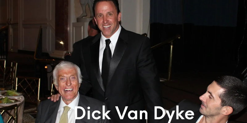 Devin Christopher with Dick Van Dyke.
