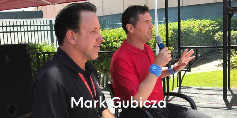 Devin Christopher interviewing Mark Gubicza.