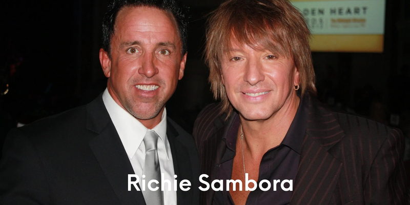 Devin Christopher with Richie Sambora.