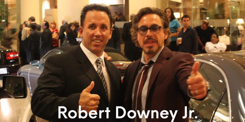 Devin Christopher with Robert Downey Jr.